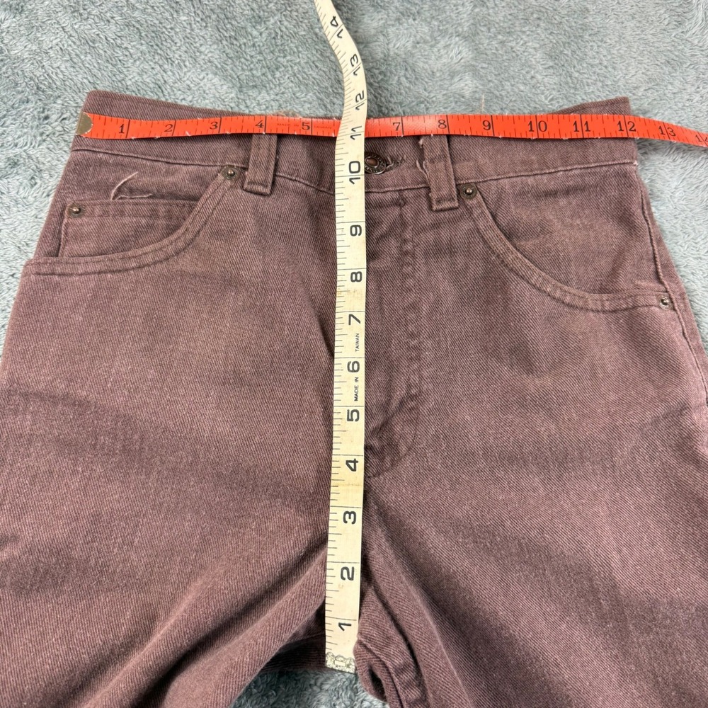 Vintage‎ Levis Brown High Waisted Flare Jeans 1970 24x26.5 Wide Leg Bell Bottom - Picture 5 of 16